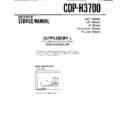 cdp-h3700 service manual