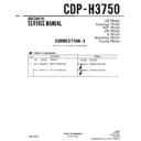Sony CDP-H3750 (serv.man2) Service Manual
