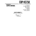 cdp-h3750 service manual