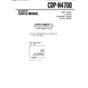 cdp-h4700 service manual