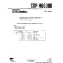 Sony CDP-H6600D, MHC-6600D Service Manual