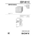 Sony CDP-M11C, CMT-M11C Service Manual