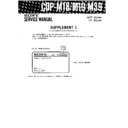cdp-m18, cdp-m19, cdp-m39 (serv.man2) service manual
