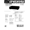 Sony CDP-M18, CDP-M19, CDP-M39 Service Manual