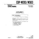 cdp-m203, cdp-m303 (serv.man2) service manual