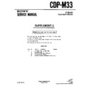 cdp-m33 service manual