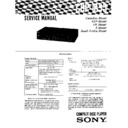 Sony CDP-M35 Service Manual