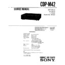 Sony CDP-M42, LBT-D505, LBT-D505CD, LBT-D705, LBT-D705CD Service Manual