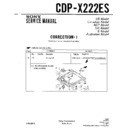 Sony CDP-X222ES (serv.man3) Service Manual