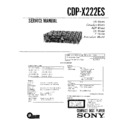 Sony CDP-X222ES Service Manual