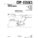 Sony CDP-X555ES (serv.man2) Service Manual