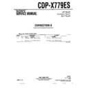 Sony CDP-X779ES (serv.man2) Service Manual