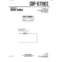 Sony CDP-X779ES Service Manual
