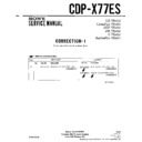 Sony CDP-X77ES Service Manual