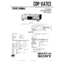 Sony CDP-XA7ES Service Manual