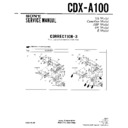 Sony CDX-A100 Service Manual