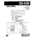 Sony CDX-A15RF (serv.man2) Service Manual