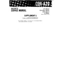 Sony CDX-A20 (serv.man2) Service Manual