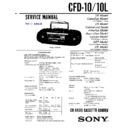Sony CFD-10, CFD-10L, CFD-11, CFD-11L (serv.man3) Service Manual