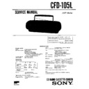 Sony CFD-105L Service Manual