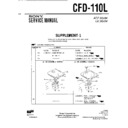 Sony CFD-110L Service Manual