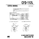 Sony CFD-112L (serv.man2) Service Manual