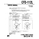 Sony CFD-112L (serv.man3) Service Manual
