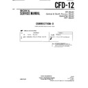 Sony CFD-12 (serv.man3) Service Manual