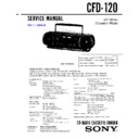 Sony CFD-120 Service Manual