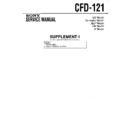 Sony CFD-121 (serv.man2) Service Manual