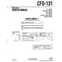 Sony CFD-131 (serv.man2) Service Manual