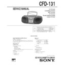 cfd-131 service manual