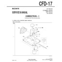 Sony CFD-17 (serv.man4) Service Manual