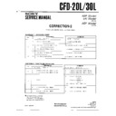 Sony CFD-20L, CFD-30L (serv.man3) Service Manual