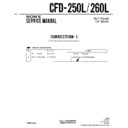 Sony CFD-250L, CFD-260L (serv.man2) Service Manual