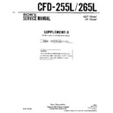 Sony CFD-255L, CFD-265L (serv.man4) Service Manual