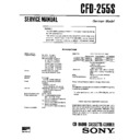 Sony CFD-255S Service Manual