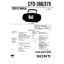 Sony CFD-360, CFD-370 (serv.man2) Service Manual