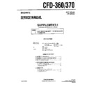 Sony CFD-360, CFD-370 (serv.man4) Service Manual