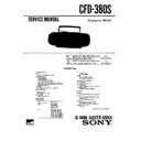 Sony CFD-380S Service Manual