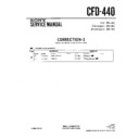 Sony CFD-440 Service Manual