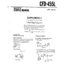 Sony CFD-455L (serv.man3) Service Manual