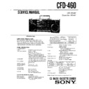 Sony CFD-460 Service Manual