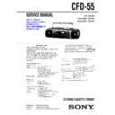 Sony CFD-55, CFD-57 Service Manual