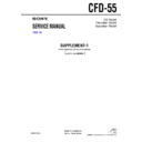 Sony CFD-55 Service Manual