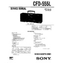 Sony CFD-555L (serv.man2) Service Manual