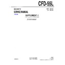 Sony CFD-55L (serv.man2) Service Manual