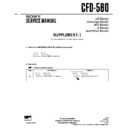 Sony CFD-560 (serv.man3) Service Manual