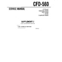 Sony CFD-560 (serv.man4) Service Manual
