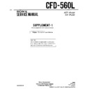 Sony CFD-560L (serv.man2) Service Manual